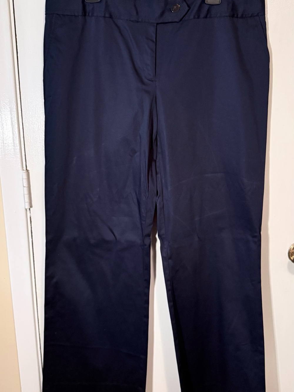 George Classic Navy Straight-Leg Pants